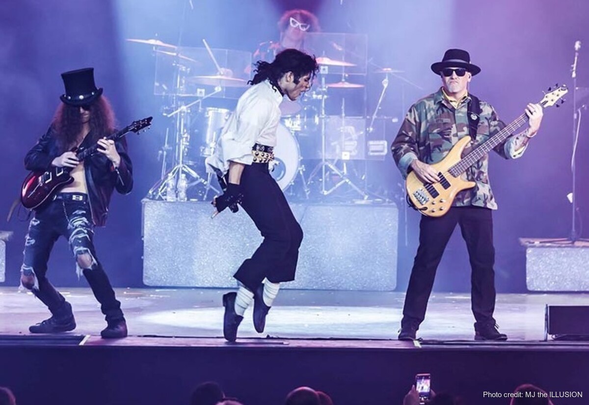 Tribute act performance