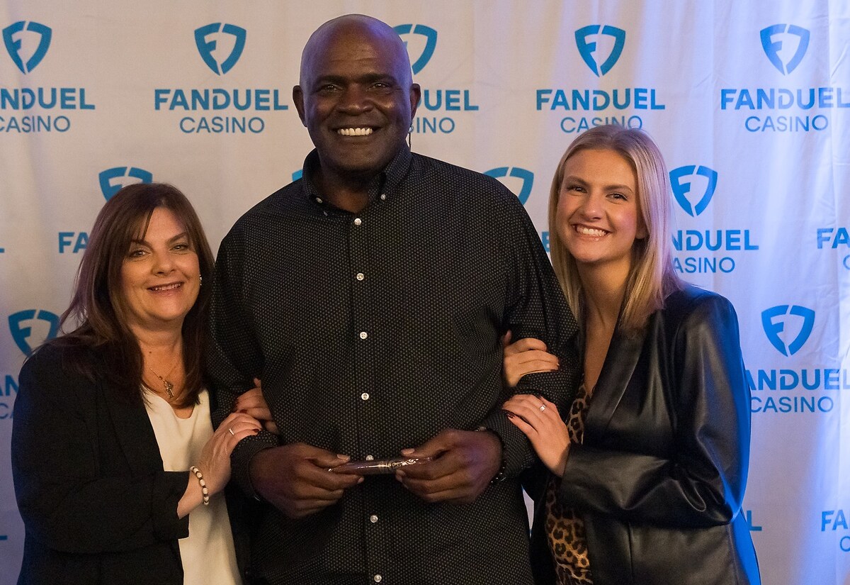 Lawrence Taylor at a FanDuel VIP casino event